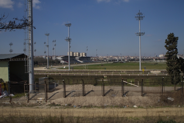 競馬場への画像